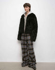 Fireladyfur Women's Soft & Warm Short Wool Sheepskin Coat“Blackmoon Berlin” - variant_title