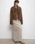 Fireladyfur Women's Soft & Warm Short Wool Sheepskin Coat“Blackmoon Berlin” - variant_title