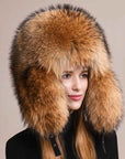Fireladyfur Women's Solid Earmuffs Hat in a Classic Style - variant_title