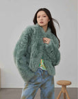 Fireladyfur Women's Tuscan Sheepskin Coat“Morning Mist Fairy” - variant_title