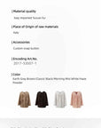 Fireladyfur Women's Tuscan Sheepskin Winter Coat“Peach Oolong” - variant_title