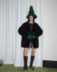 Fireladyfur Women's Tuscan Sheepskin Winter Coat“Peach Oolong” - variant_title