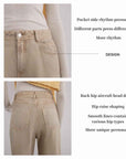 Fireladyfur Women's Vintage Washed Straight Leg Denim "Meteorite Fragments" - variant_title