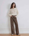 Fireladyfur Women's Vintage Washed Straight Leg Denim "Meteorite Fragments" - variant_title