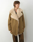 Fireladyfur Women's Winter Goose Down Coat with Tuscan wool"Modern Introduction" - variant_title