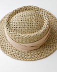 Fireladyfur Women's Woven Sun Hat with Concave Top and Elastic Waist for Summer - variant_title