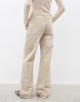 "Flare Mark" Retro all - season slim - fit versatile floor - length washed flared jeans - variant_title