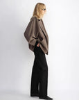 Fleeting Memories cashmere wool short coat with bat sleeves product image 11