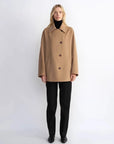 Fleeting Memories cashmere wool short coat with bat sleeves product image 03