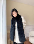 Fox Fur Scarf Extra Long Braided Fur Collar Autumn and Winter Warmth Extra Long Real Fur Scarf Women - variant_title