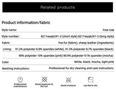 Free Spirit SagaFurs fox fur coat material and care information