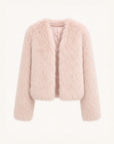 Free Spirit Pink SagaFurs fox fur and leather coat product view