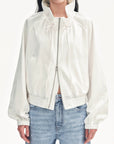 "Front Page Daily" drawstring raglan sleeve straight collar jacket summer - variant_title