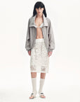 "Front Page Daily" drawstring raglan sleeve straight collar jacket summer - variant_title