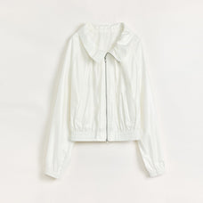 "Front Page Daily" drawstring raglan sleeve straight collar jacket summer - variant_title