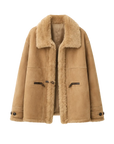 Glam Belle Tuscan curly wool shearling jacket product image 01