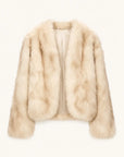 Gone with the Wind Apricot Brown SagaFurs fox fur coat product view