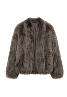 Grace Champs-Élysées Gray-Green SagaFurs fox fur coat product view