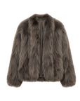 Grace Champs-Élysées Gray-Green SagaFurs fox fur coat product view