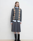 "Graduate" Machine Washable Wool Polo Neck Sweater Preppy Vintage Top - variant_title