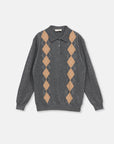 "Graduate" Machine Washable Wool Polo Neck Sweater Preppy Vintage Top - variant_title