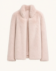 Heartbeat Mark dirty pink Toscana shearling short coat product cutout