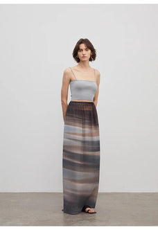 Heavy High - density Silk Luxury High - end Skirt for Women"Above the Flying Clouds" - variant_title
