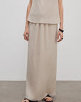 Heavy High - density Silk Luxury High - end Skirt for Women"Above the Flying Clouds" - variant_title