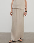 Heavy High - density Silk Luxury High - end Skirt for Women"Above the Flying Clouds" - variant_title