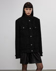 Heavy wool wool edged exquisite high - end small fragrant style jacket for women - variant_title