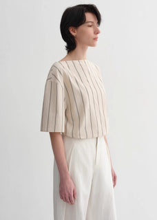 High - intelligence, relaxed, simple, high - quality, long - staple cotton, short - sleeved shirt for women - variant_title