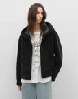 hooded merino sheepskin jacket product image 06