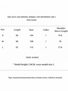 Inspiration Glimpse Rex rabbit fur coat size guide