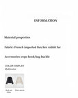 Inspiration Glimpse Rex rabbit fur coat material and color information