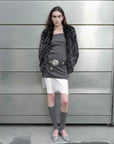 "Inspiration Glimpse" lapel double - breasted loose woven Rex rabbit fur coat for women in winter - variant_title