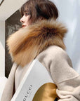 Kopenhagen Auction House Grade Whole Red Fox Fur Magnetic Buckle Scarf - variant_title