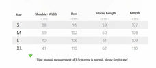 Korean Drama Ace off-white Merino mid-length shearling coat size guide