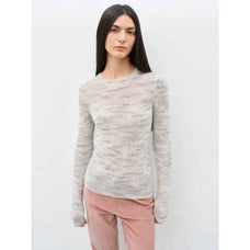 "Lazy Day Essential" Textured Mohair Blend Round Neck Stretch Knit Base Layer for Fall/Winter Women - variant_title