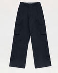 "Leisure First" Personalized three - dimensional large patch pocket straight wide - leg work trousers - variant_title