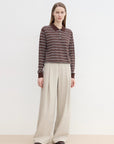 "Leisure Moments" classic low - waisted loose casual straight pants exquisite fashion sense casual pants for women - variant_title