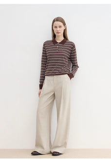 "Leisure Moments" classic low - waisted loose casual straight pants exquisite fashion sense casual pants for women - variant_title