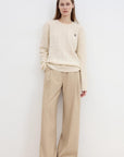 "Leisure Moments" classic low - waisted loose casual straight pants exquisite fashion sense casual pants for women - variant_title