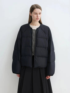 Black removable down liner from the Letrans Silent Trace three-way parka