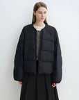 Black removable down liner from the Letrans Silent Trace three-way parka