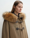 Letrans Women's Down Parka with Detachable Raccoon Fur Collar & 90% Goose Down "Muye Kingdom" - variant_title