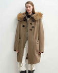 Letrans Women's Down Parka with Detachable Raccoon Fur Collar & 90% Goose Down "Muye Kingdom" - variant_title
