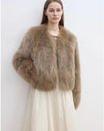 Letrans Women's Short Fox Fur & Leather Coat "Free Spirit Collection" - variant_title