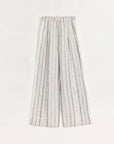 Linen Vertical Stripe Drape Wide Leg Casual Pants"Fashion Tension" - variant_title