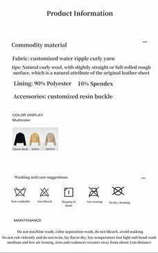 Little Bear New Zealand wool sheepskin coat product image 11