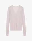 "Long Island Vacation" wool blend V - neck straight shoulder knitted cardigan spring - variant_title